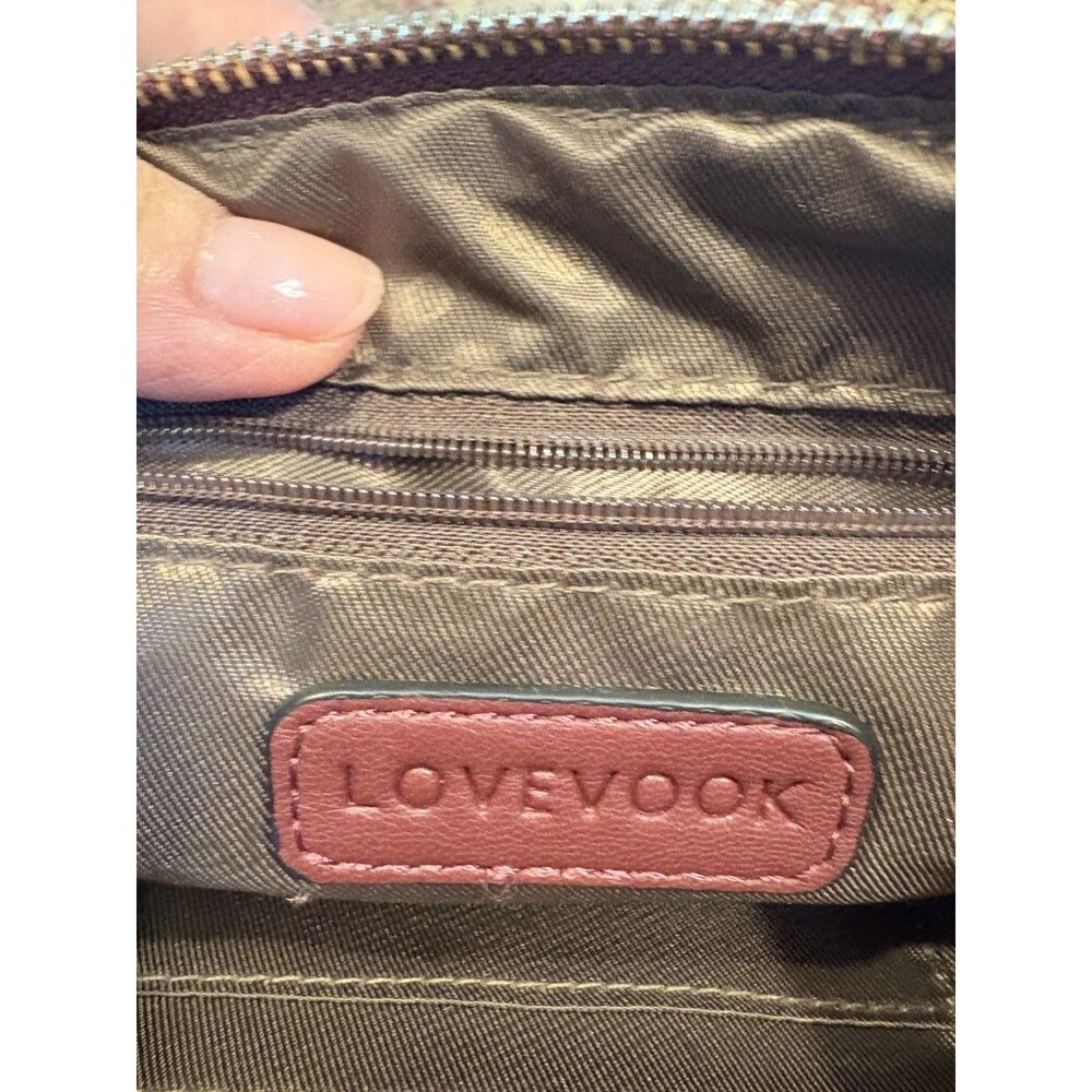 LOVEVOOK Quilted Vegan Leather Crossbody Purse – Adjustable Strap, Burgundy NWOT - Picture 12 of 12